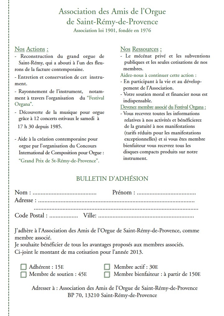 22 bulletin d&#39;adhésion