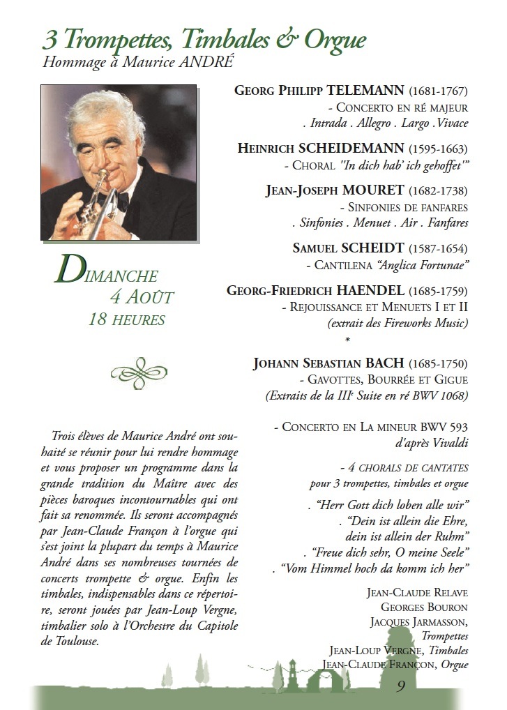 9 trompettes et orgue
